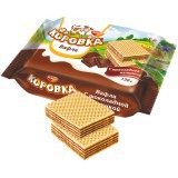 Вафли Коровка с шоколадной начинкой/Vaflji Korovka s čokoladnim nadevom 150 g. Рот Фронт.