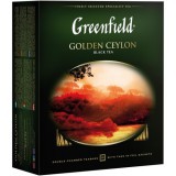 Чай Гринфилд Золотой Цейлон / Greenfield čaj Zlati Cejlon 100v.